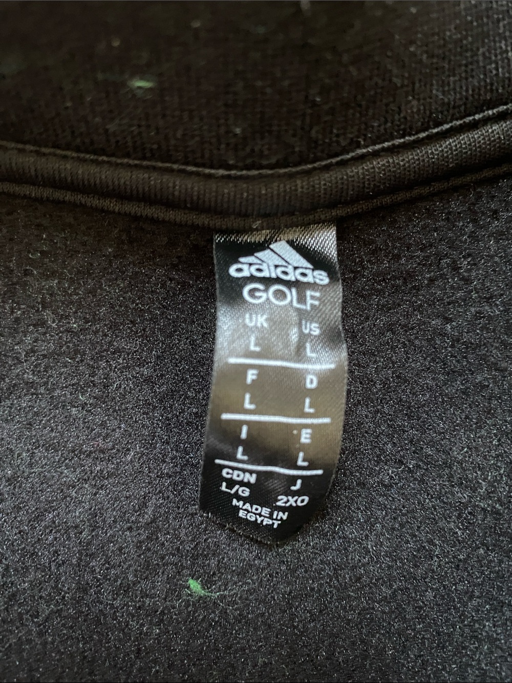 NWT adidas L Black Track Jacket with White Three-Stripes - Picture 6 of 8